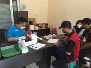 Sosialisasi dan Test Urine bagi Pegawai PT. Gunung Mas Berkah Internasional