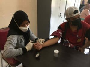 Sosialisasi dan Test Urine bagi Pegawai PT. Gunung Mas Berkah Internasional