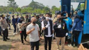 Pemusnahan Barang Bukti Narkotika Jenis Ganja Hasil Ungkap Kasus BNNP Jabar dan BNNK Bandung Barat