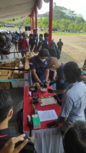 Pemusnahan Barang Bukti Narkotika Jenis Ganja Hasil Ungkap Kasus BNNP Jabar dan BNNK Bandung Barat
