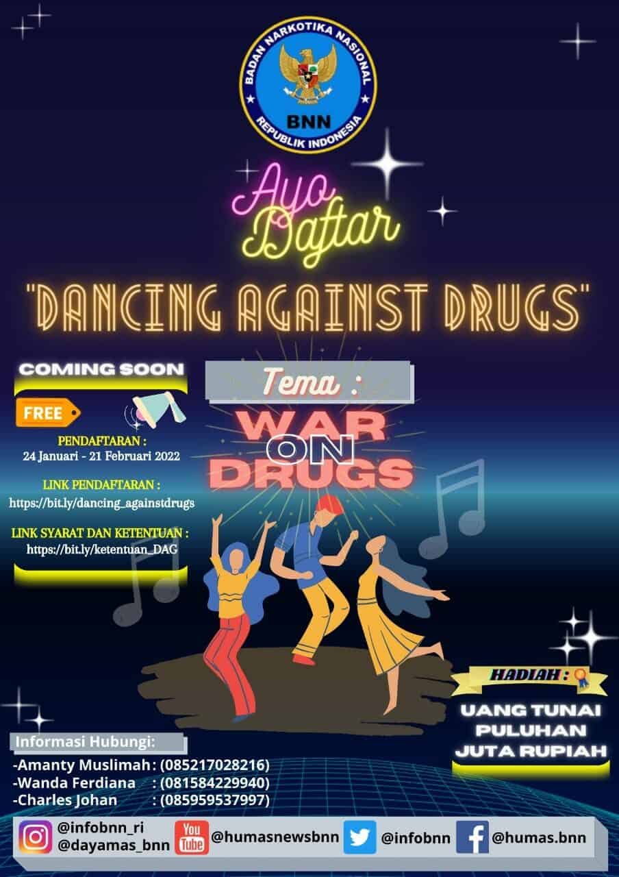 LOMBA TARI KREASI _l"DANCING AGAINST DRUGS"