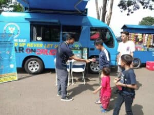 Sosialisasi Bahaya Penyalahgunaan Narkoba di Kegiatan Road Race Piala Bupati Kabupaten Bandung Barat (KBB) Championship 2022