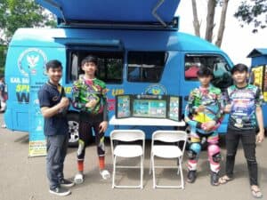Sosialisasi Bahaya Penyalahgunaan Narkoba di Kegiatan Road Race Piala Bupati Kabupaten Bandung Barat (KBB) Championship 2022