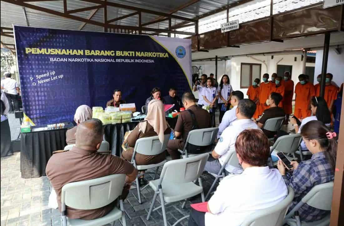 BNN Musnahkan 23,019 Kilogram Sabu dan 2,173 Kilogram Ganja Selamatkan 200 Ribu Jiwa