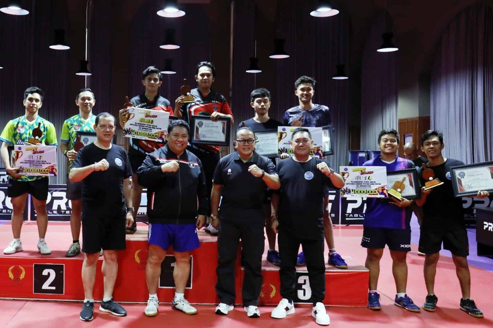 Pertandingan Tenis Meja Smash On Drugs Dalam Rangka Sumpah Pemuda Resmi Ditutup