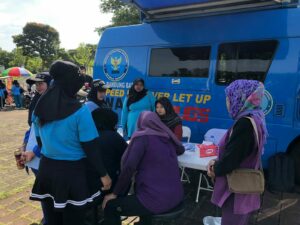 Edukasi (KIE) Program Pencegahan dan Pemberantasan, Penyalahgunaan dan Peredaran Gelap Narkotika (P4GN) melalui Kegiatan Car Free Day (CFD)