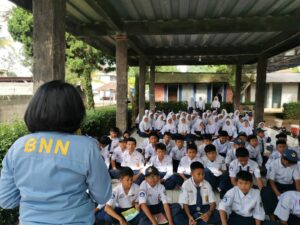 Sosialisasi Bahaya NAPZA Kepada Siswa/i LDKS SMPN 3 Saguling