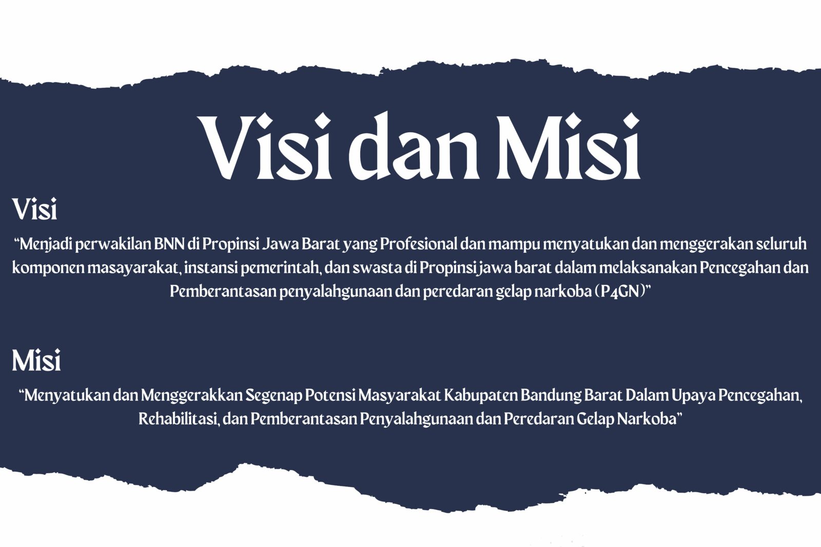 Visi dan Misi BNN