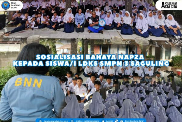 Sosialisasi Bahaya NAPZA Kepada Siswa/i LDKS SMPN 3 Saguling