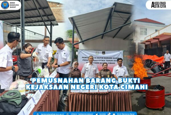 PEMUSNAHAN BARANG BUKTI KEJAKSAAN NEGERI KOTA CIMAHI