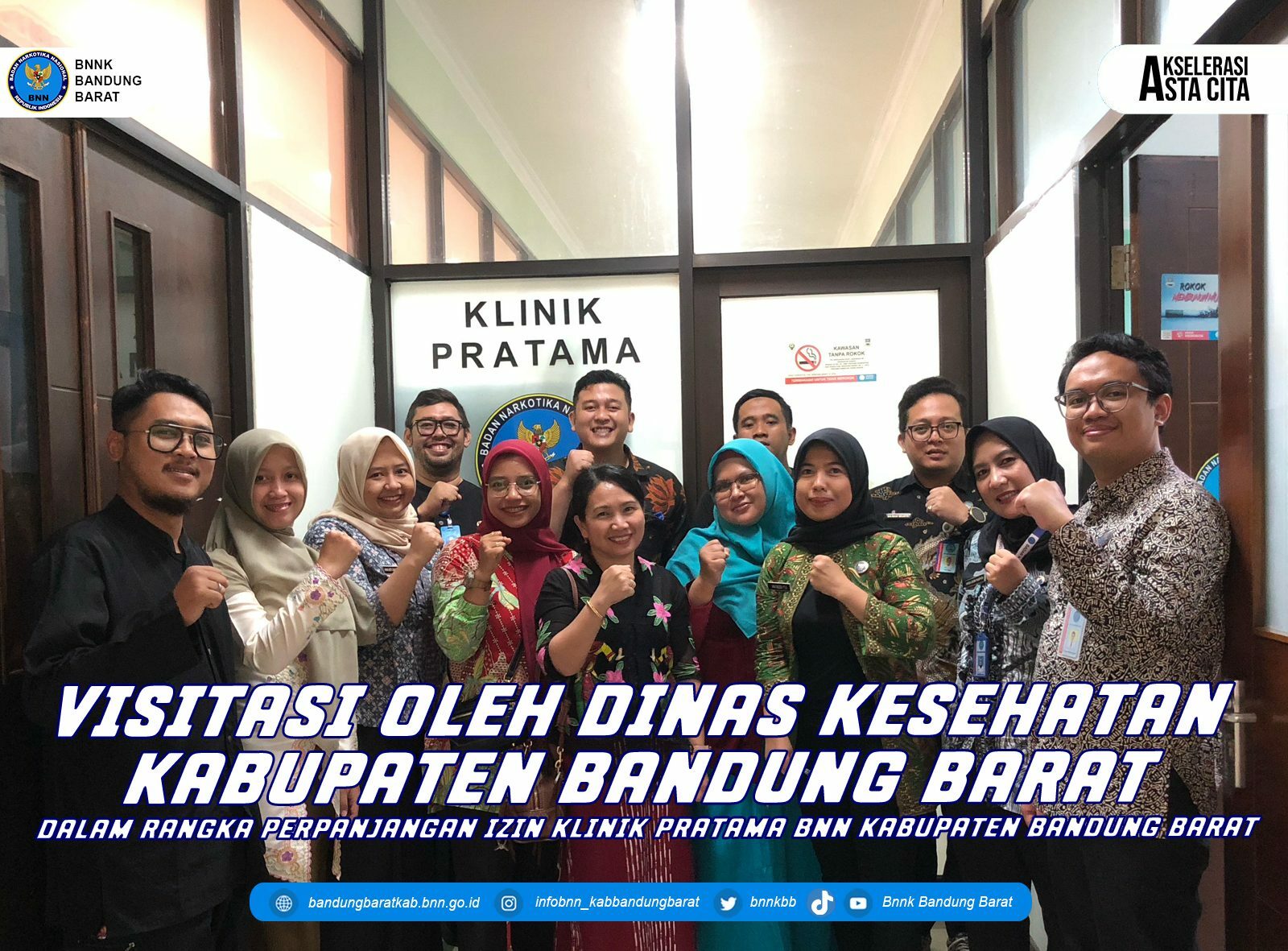 VISITASI DINKES KBB ke KLINIK PRATAMA BNNK BANDUNG BARAT VISITASI DINKES KBB ke KLINIK PRATAMA BNNK BANDUNG BARAT