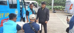 Tes Urine Supir dan Kernet Bis Pada Giat Ramp Check Kerjasama bersama DISHUB KBB