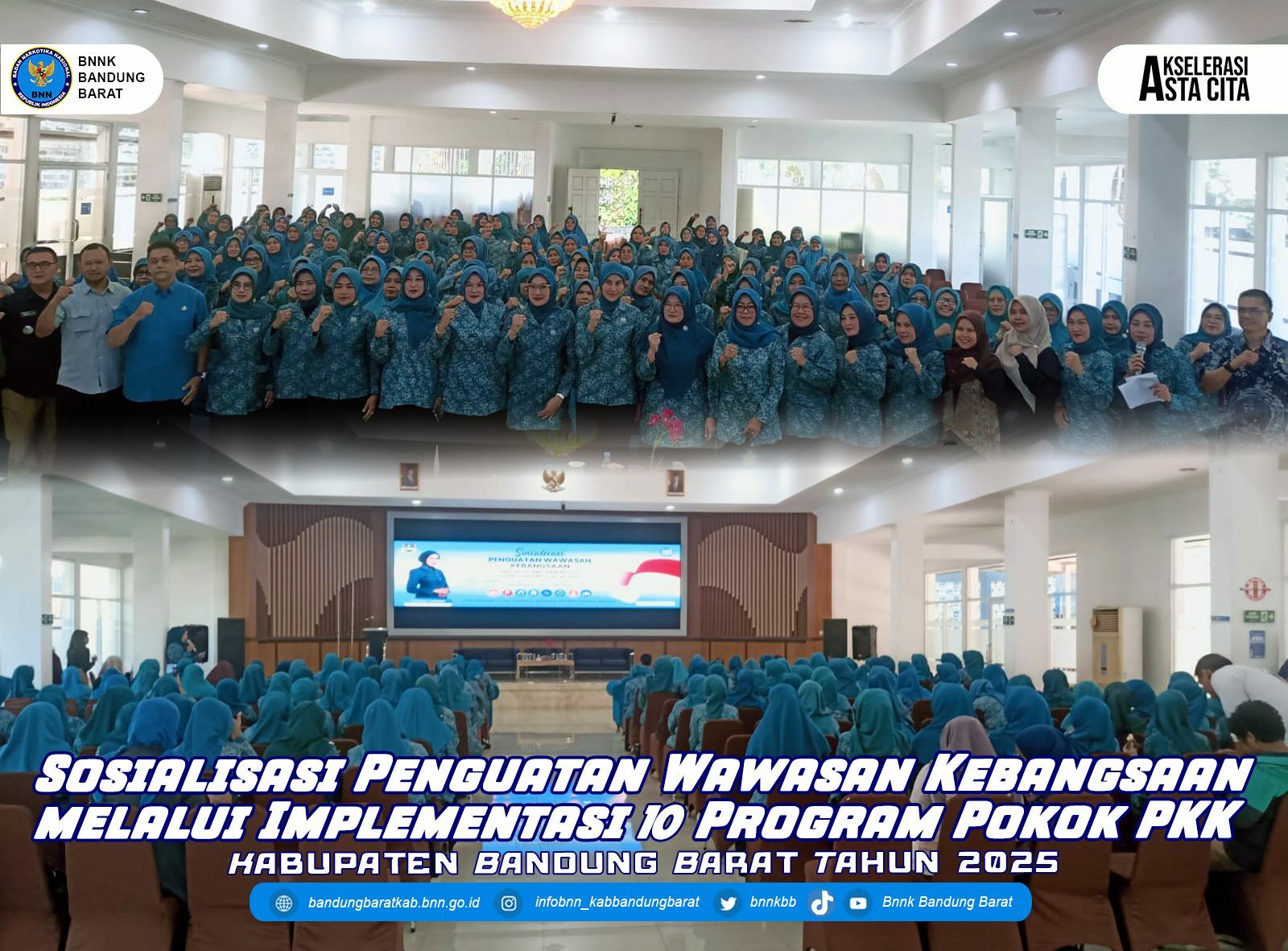 Sosialisasi Penguatan Wawasan Kebangsaan Implementasi 10 Program Pokok PKK KBB Sosialisasi Penguatan Wawasan Kebangsaan Implementasi 10 Program Pokok PKK KBB